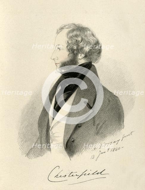 'The Earl of Chesterfield', 1840. Creator: Richard James Lane.