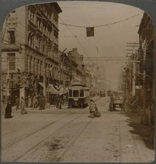 'Yonge St., looking north from King St., the busy center of Toronto, Canada', 1904. Artist: Unknown.