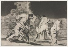 The Proverbs: The Folly of Fury, 1864. Creator: Francisco de Goya (Spanish, 1746-1828).
