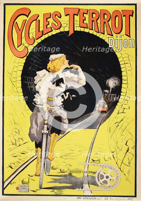 Cycles Terrot & Cie, c. 1900. Creator: Tamagno, Francisco (1851-1933).