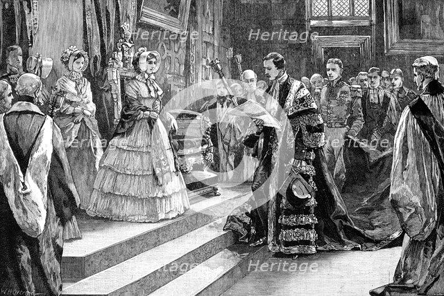 Presentation to the Queen, c1850s, (1900). Artist: William Heysham Overend