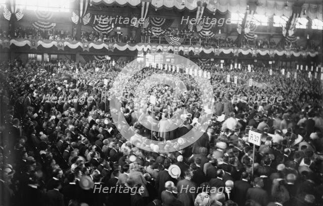 Nat'l Dem. Convention in session, between c1910 and c1915. Creator: Bain News Service.