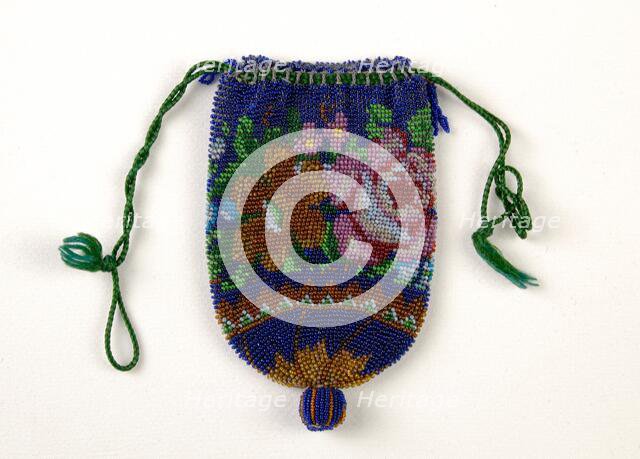 Coin purse, American, 1830-60. Creator: Unknown.