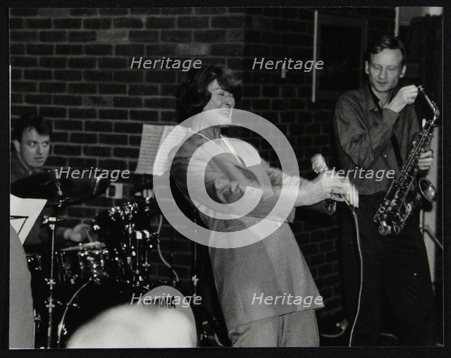 The Lee Gibson Quartet in concert at The Fairway, Welwyn Garden City, Hertfordshire, 1999. Artist: Denis Williams