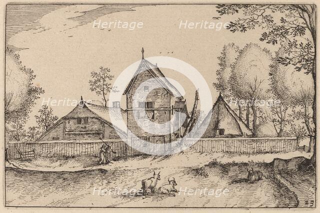 Large Walled Farm. Creator: Claes Jansz Visscher.