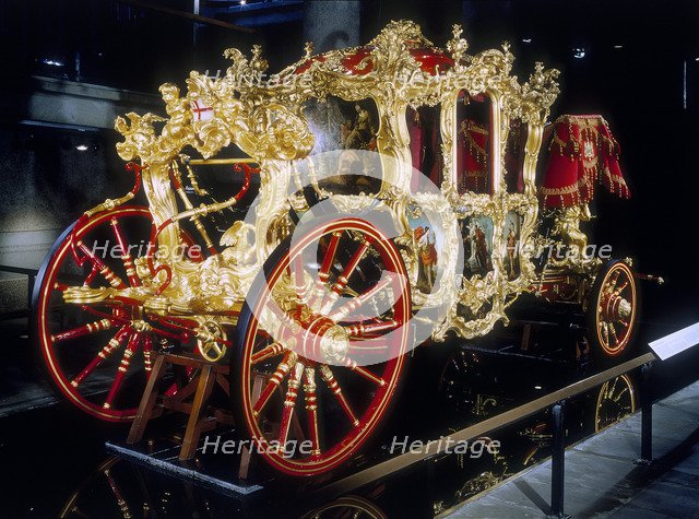 Lord Mayor of London's coach, 1757. Artist: Unknown