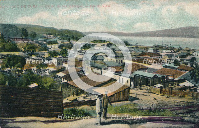 Santiago De Cuba. - Barrio de los Gailegos. - Partial View, c1910. Artist: Unknown