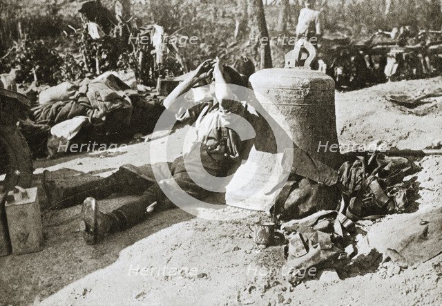 The church bells of Montauban, France, World War I, 1916. Artist: Unknown