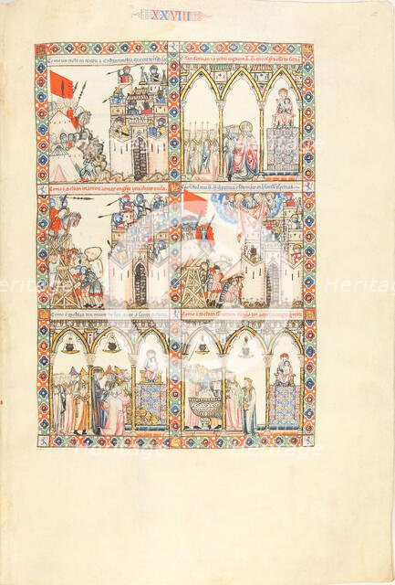 Cantigas de Santa Maria - Codex Rico, ca 1280-1284. Creator: Anonymous.