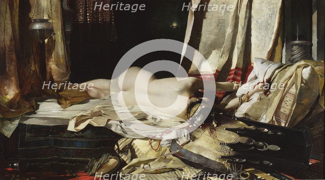 At the Order of the Padishah, 1888. Artist: Zmurko, Franciszek (1859-1910)