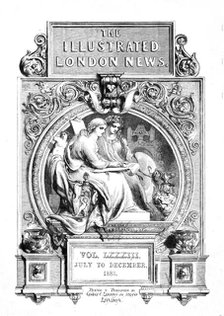 Front page of "Illustrated London News", July to December 1883.  Creator: Unknown.