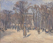 March Day in Le Jardin du Luxembourg, Paris, 1922. Creator: Karl Schou.