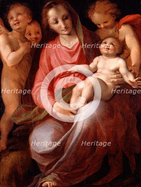 Madonna and Child with Infant St John, 1570. Creator: Tommaso Manzuoli.