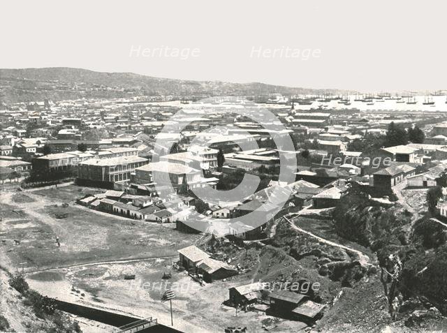 General view of the city, Valparaiso, Chile, 1895.  Creator: Unknown.