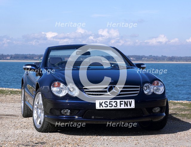 2003 Mercedes Benz SL55 AMG. Artist: Unknown.