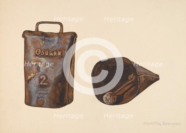 Cow Bell, 1935/1942. Creator: Dorothy Brennan.