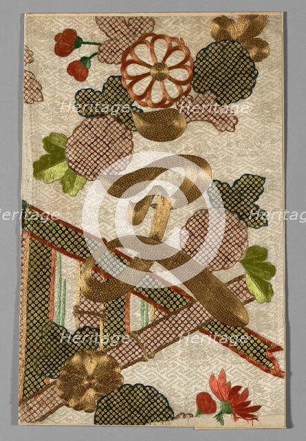 Fragment, Japan, Edo period (1615-1868), 1675/1725. Creator: Unknown.