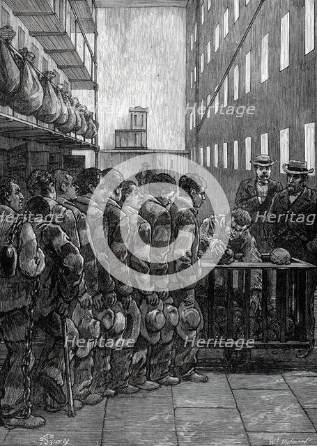 American Prison Life, Blackwell's Island, New York: Dinner-Time, 1876. Creator: Unknown.