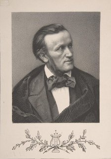 Portrait of Richard Wagner, 19th century. Creator: Unknown.