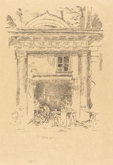 The Whitesmiths, Impasse des Carmélites, 1894. Creator: James Abbott McNeill Whistler.