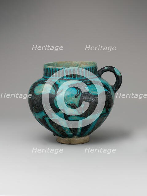 Cup with Running Ibexes, Iran, second half 12th century. Creator: Unknown.