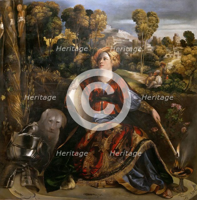 The sorceress Melissa, ca 1521-1525.