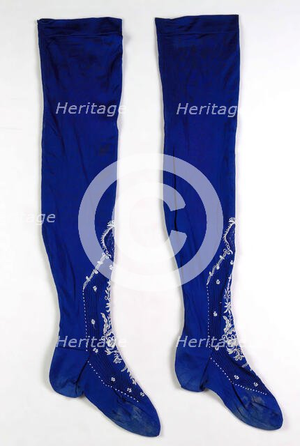 Stockings, American, ca. 1890. Creator: Unknown.