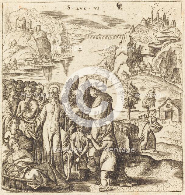 Christ Heals the Sick, probably c. 1576/1580. Creator: Leonard Gaultier.