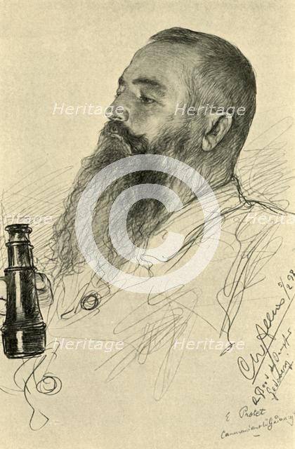 Captain Protet of the steamship 'Godavery', 1898. Creator: Christian Wilhelm Allers.