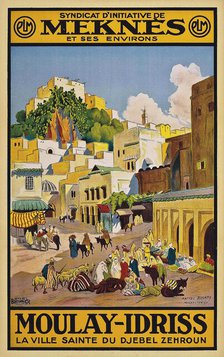 Meknès - Moulay Idriss, 1932. Creator: Brondy, Matteo (1866-1954).