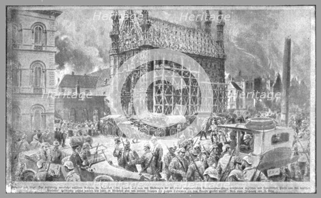 'L'Art de la Retouche; La composition de "L' Illustrated London News" re-naniee par..., 1914. Creator: Unknown.