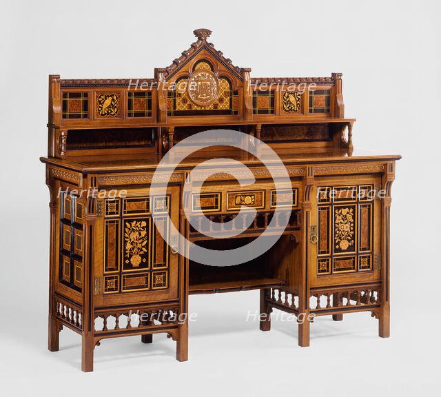Drawing Room Cabinet, Lancaster, 1871/72. Creator: Bruce J. Talbert.