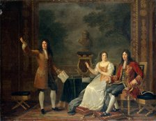 Racine Reading "Athalie" Before Louis XIV and Madame de Maintenon, 1819. Creator: Philipault (Phlipaut), Julie (1780-1862).