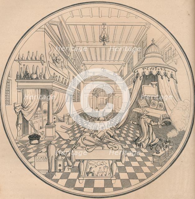 The Alchemist, 16th century, (1849). Creator: Bisson & Cottard.