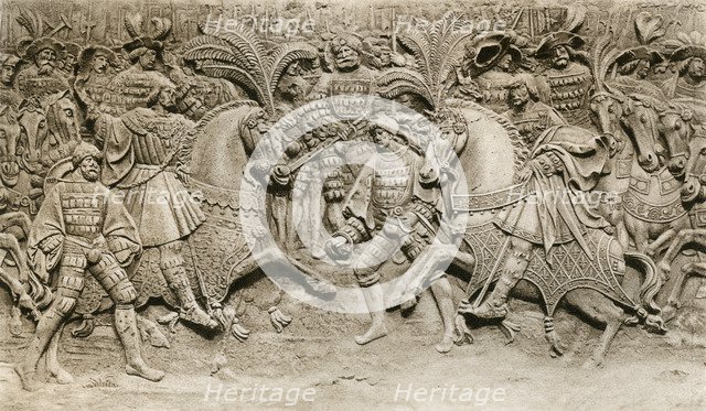 'Meeting of Henry VIII and Francis I, at The Field of Cloth of Gold', 1520, (1902). Artist: Unknown