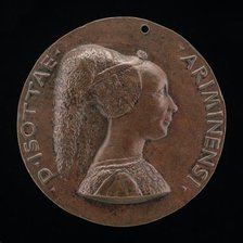 Isotta degli Atti, 1432/1433-1474, Mistress 1446, then Wife after 1453, of Sigismondo Malatesta [obv Creator: Matteo di Andrea de Pasti.