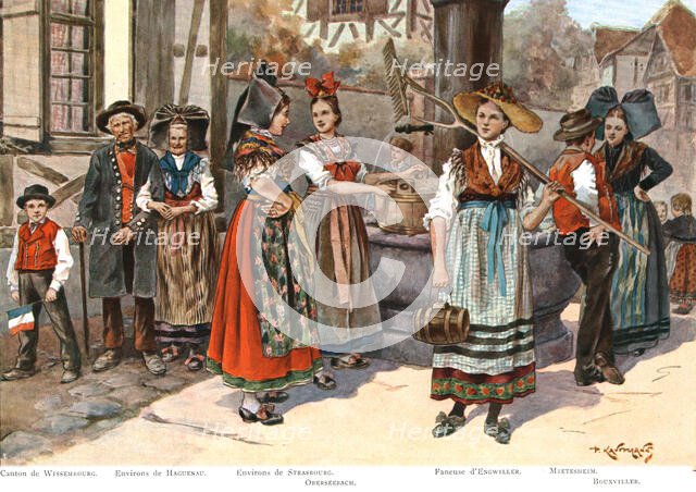 ''Les Costumes de l'Alsace', 1924. Creator: P Kauffmann.