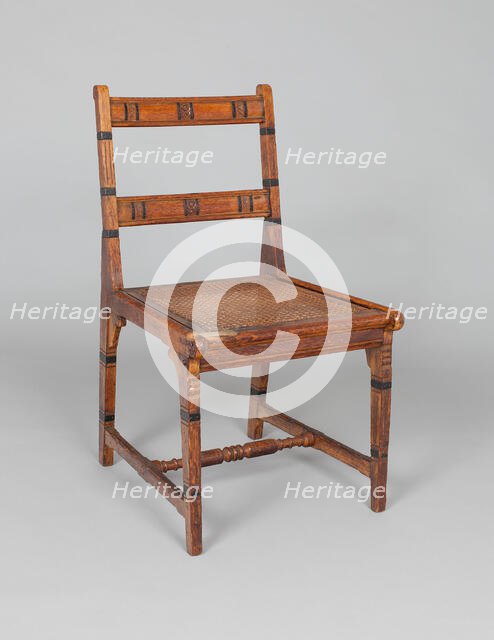 Dining Room chair, 1876. Creator: Peter Bonnett Wight.