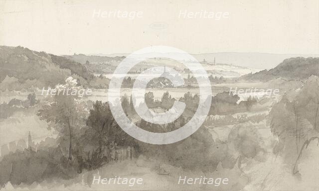 View of a valley, 1816-1880. Creator: Willem Bodeman.