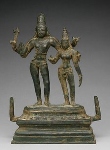 Shiva Embracing Parvati, c. 13th century. Creator: Unknown.