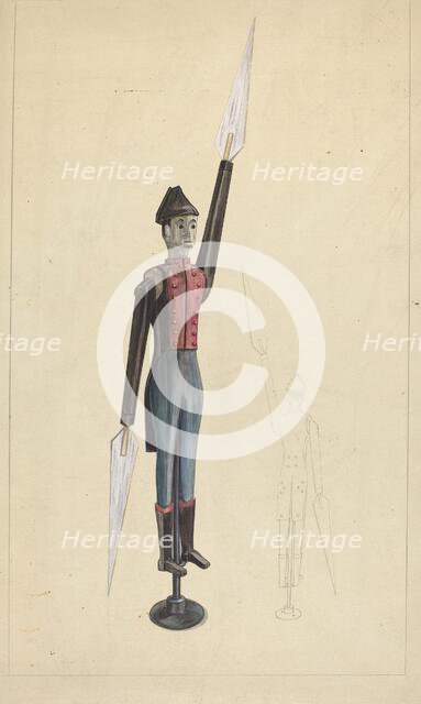 Whirligig, 1935/1942. Creators: Unknown, Auguste Rodin.