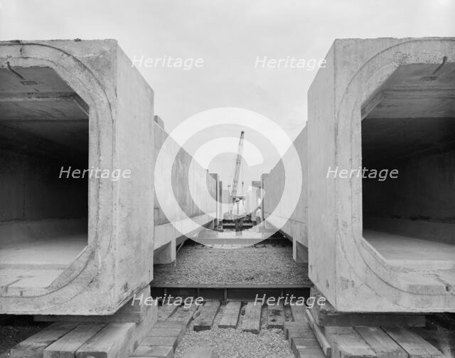 Peel Common Waste Water Treatment Works, Peel Common, Fareham, Hampshire, 06/06/1978. Creator: John Laing plc.