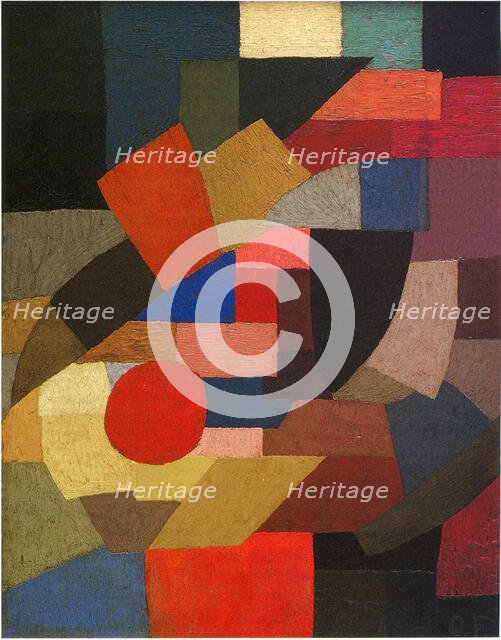 Fragments de figure à l'ensemble des plans, 1927. Creator: Freundlich, Otto (1878-1943).