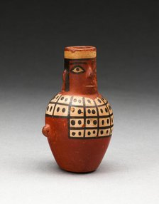 Miniature Jar in the Form of a Figure Wearing a Tunic, A.D. 600/1000. Creator: Unknown.