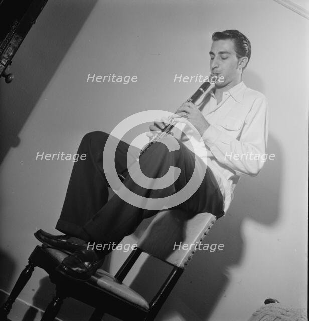 Portrait of Buddy De Franco, New York, N.Y., ca. Sept. 1947. Creator: William Paul Gottlieb.