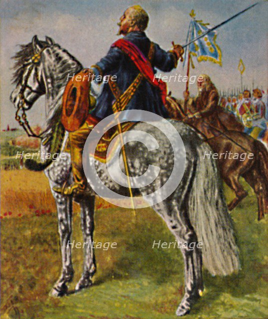'Gustav  Adolf 1594-1632. Nach dem Gemälde von W. Camphausen', 1934. Creator: Unknown.