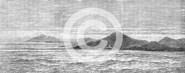 Quoin Point, Cape Agulhas, South Africa, near which the mail steam-ship Teuton was wrecked, 1881.  Creator: Unknown.