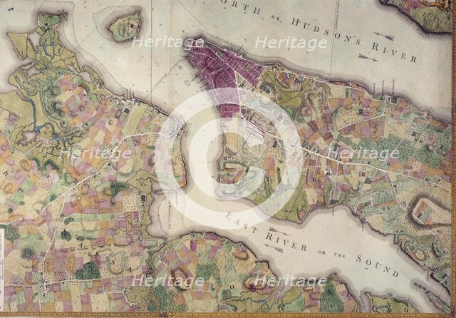 Plan of the City of New York, in North America: Surveyed in the Years 1766 & 1767.  Creator: Unknown.