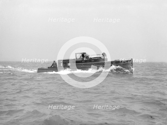 Wolseley motor launch, 1914.  Creator: Kirk & Sons of Cowes.