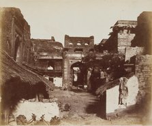 Street in Fatehpur Sikri, India, 1858-62. Creator: John Murray.